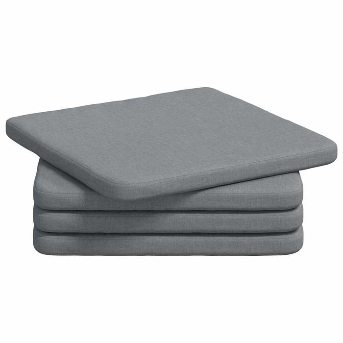 Perne de Șezut 4 pcs Gri deschis 40 x 40 x 3 cm țesătură - WALTI WALTI