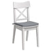 Perne de Șezut 4 pcs Gri deschis 40 x 40 x 3 cm țesătură - WALTI WALTI