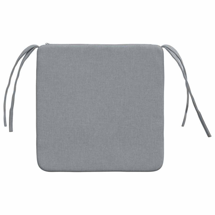 Perne de Șezut 4 pcs Gri deschis 40 x 40 x 3 cm țesătură - WALTI WALTI