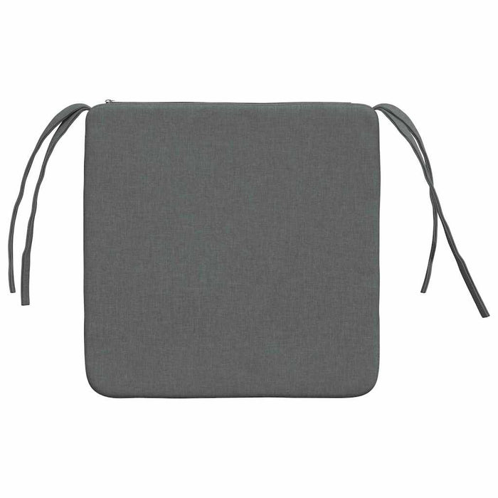 Perne de Șezut 4 pcs Gri închis 40 x 40 x 3 cm țesătură - WALTI WALTI