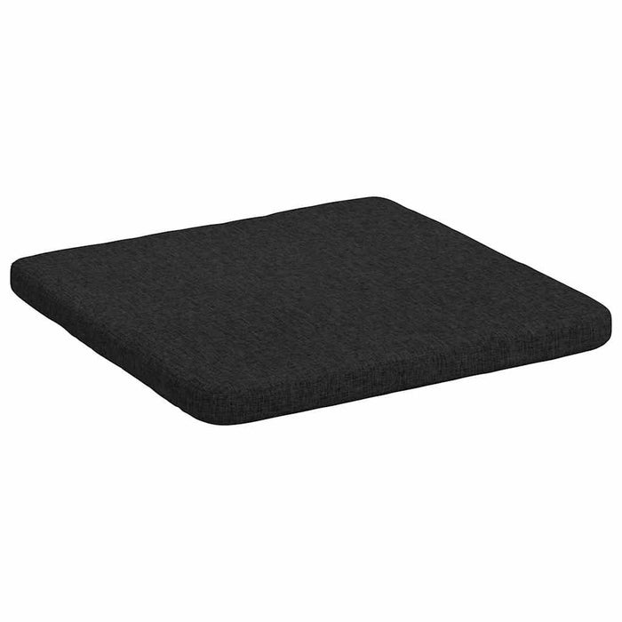 Perne de Șezut 4 pcs Negru 40 x 40 x 3 cm țesătură - WALTI WALTI