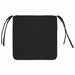 Perne de Șezut 4 pcs Negru 40 x 40 x 3 cm țesătură - WALTI WALTI