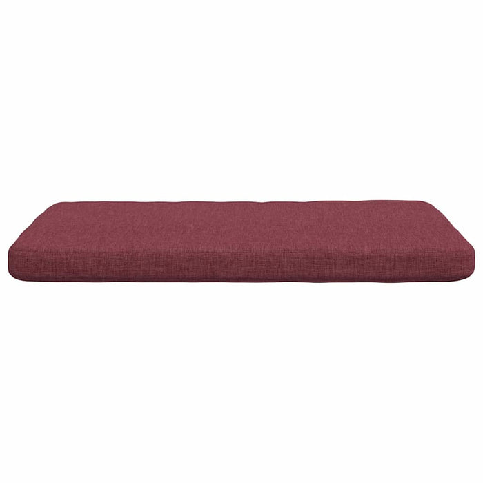 Perne de Șezut 4 pcs Roșu Vin 40 x 40 x 3 cm țesătură - WALTI WALTI