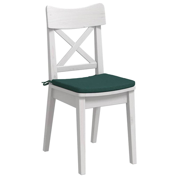 Perne de Șezut 4 pcs Verde închis 40 x 40 x 3 cm țesătură - WALTI WALTI
