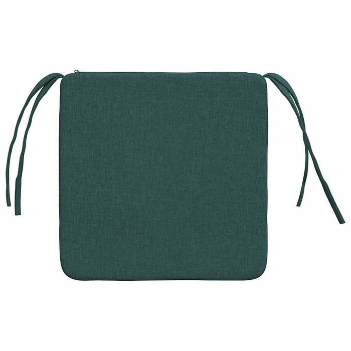 Perne de Șezut 4 pcs Verde închis 40 x 40 x 3 cm țesătură - WALTI WALTI