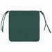 Perne de Șezut 4 pcs Verde închis 40 x 40 x 3 cm țesătură - WALTI WALTI