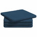 Perne de Șezut 4 pcs albastru 40 x 40 x 3 cm țesătură - WALTI WALTI