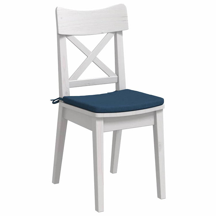 Perne de Șezut 4 pcs albastru 40 x 40 x 3 cm țesătură - WALTI WALTI