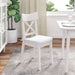 Perne de Șezut 4 pcs Alb 40 x 40 x 3 cm țesătură - WALTI WALTI