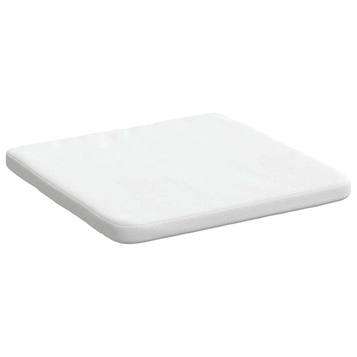 Perne de Șezut 4 pcs Alb 40 x 40 x 3 cm țesătură - WALTI WALTI