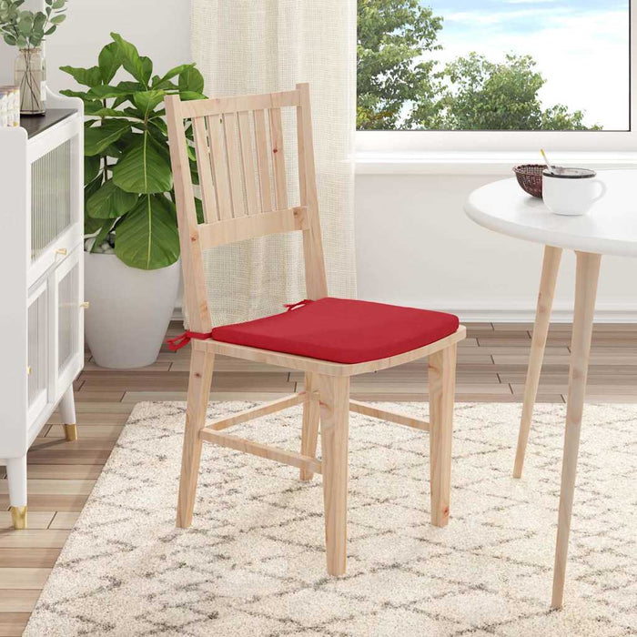 Perne de Șezut 4 pcs Roșu 40 x 40 x 3 cm țesătură WALTI