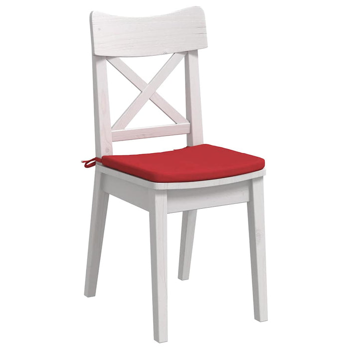 Perne de Șezut 4 pcs Roșu 40 x 40 x 3 cm țesătură WALTI