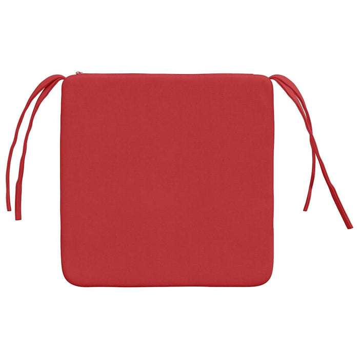 Perne de Șezut 4 pcs Roșu 40 x 40 x 3 cm țesătură WALTI
