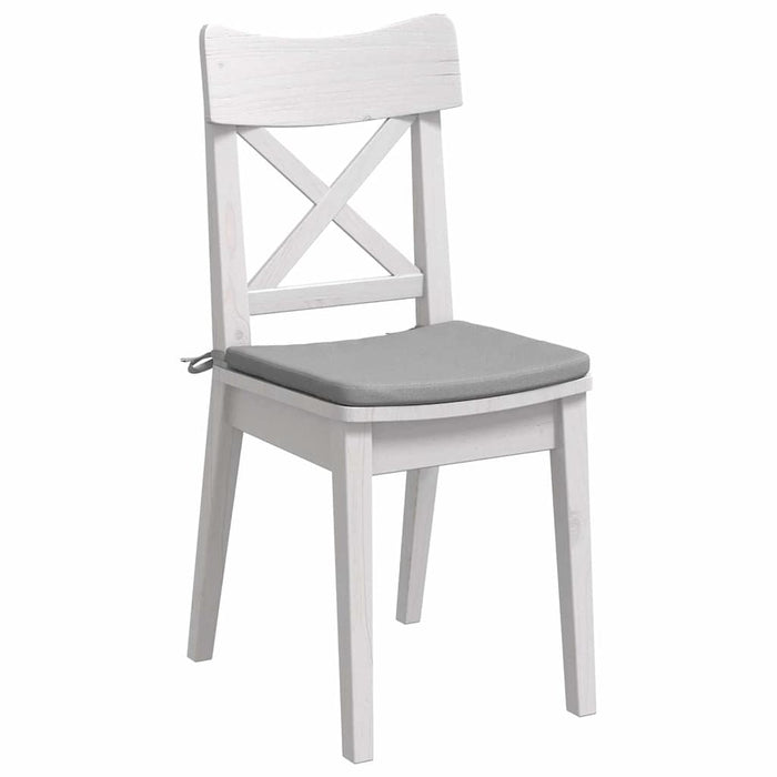 Perne de Șezut 4 pcs Gri nori 40 x 40 x 3 cm țesătură - WALTI WALTI