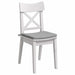 Perne de Șezut 4 pcs Gri nori 40 x 40 x 3 cm țesătură - WALTI WALTI
