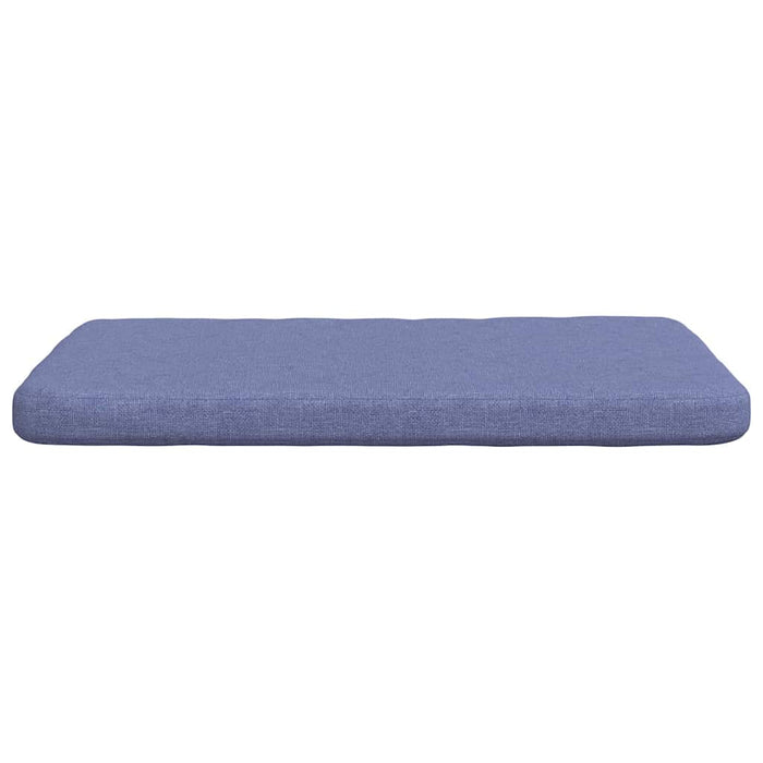 Perne de Șezut 4 pcs Albastru Jeans 40 x 40 x 3 cm țesătură - WALTI WALTI