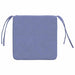 Perne de Șezut 4 pcs Albastru Jeans 40 x 40 x 3 cm țesătură - WALTI WALTI