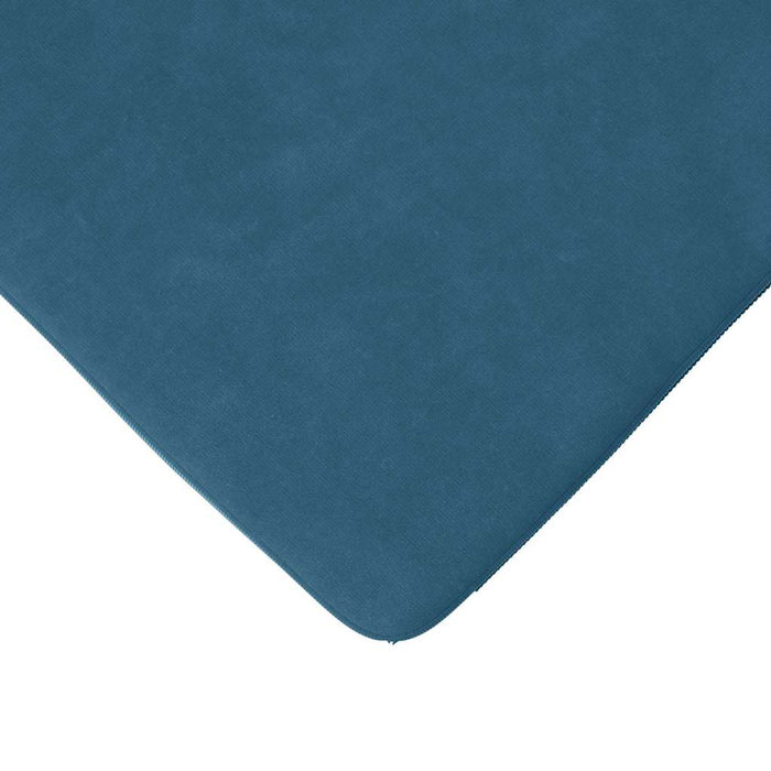 Perne de Șezut 4 pcs albastru 40 x 40 x 3 cm Catifea - WALTI WALTI