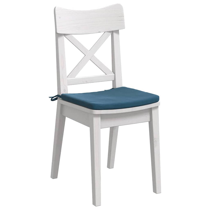 Perne de Șezut 4 pcs albastru 40 x 40 x 3 cm Catifea - WALTI WALTI