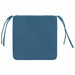 Perne de Șezut 4 pcs albastru 40 x 40 x 3 cm Catifea - WALTI WALTI