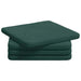 Perne de Șezut 4 pcs Verde închis 40 x 40 x 3 cm Catifea - WALTI WALTI