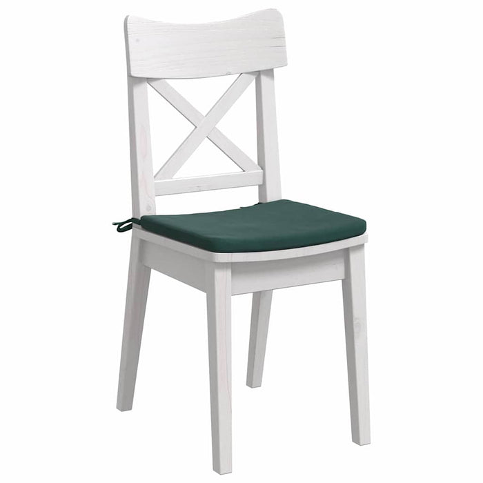Perne de Șezut 4 pcs Verde închis 40 x 40 x 3 cm Catifea - WALTI WALTI
