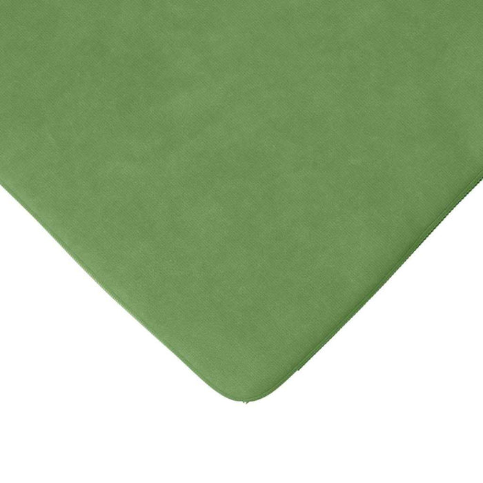 Perne de Șezut 4 pcs Verde deschis 40 x 40 x 3 cm Catifea - WALTI WALTI