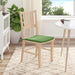 Perne de Șezut 4 pcs Verde deschis 40 x 40 x 3 cm Catifea - WALTI WALTI