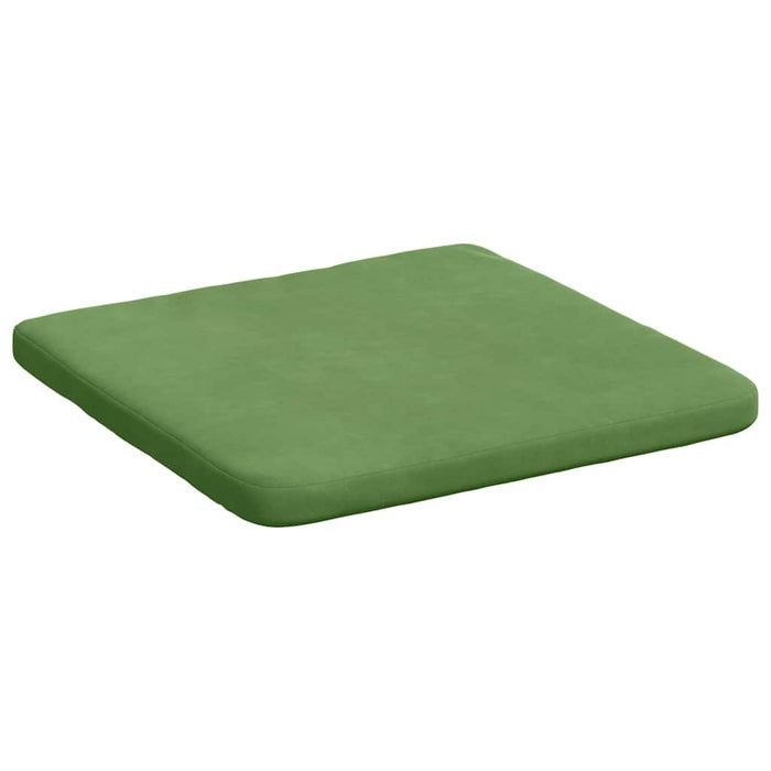 Perne de Șezut 4 pcs Verde deschis 40 x 40 x 3 cm Catifea - WALTI WALTI