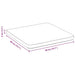 Perne de Șezut 4 pcs Verde deschis 40 x 40 x 3 cm Catifea - WALTI WALTI