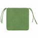 Perne de Șezut 4 pcs Verde deschis 40 x 40 x 3 cm Catifea - WALTI WALTI