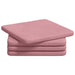 Perne de Șezut 4 pcs Roz 40 x 40 x 3 cm Catifea - WALTI WALTI