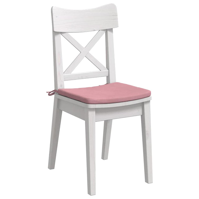 Perne de Șezut 4 pcs Roz 40 x 40 x 3 cm Catifea - WALTI WALTI