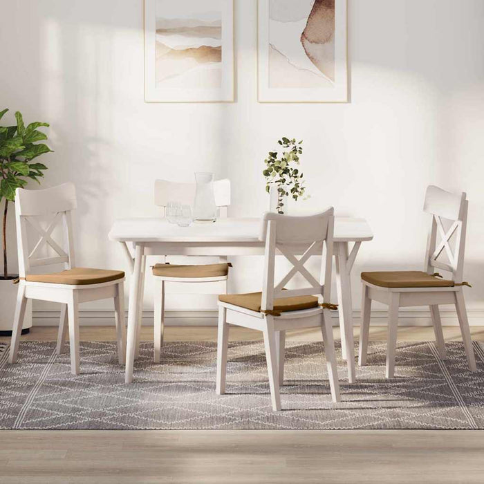 Perne de Șezut 4 pcs Maro 40 x 40 x 3 cm Catifea - WALTI WALTI