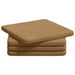 Perne de Șezut 4 pcs Maro 40 x 40 x 3 cm Catifea - WALTI WALTI