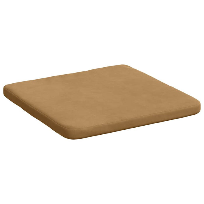 Perne de Șezut 4 pcs Maro 40 x 40 x 3 cm Catifea - WALTI WALTI