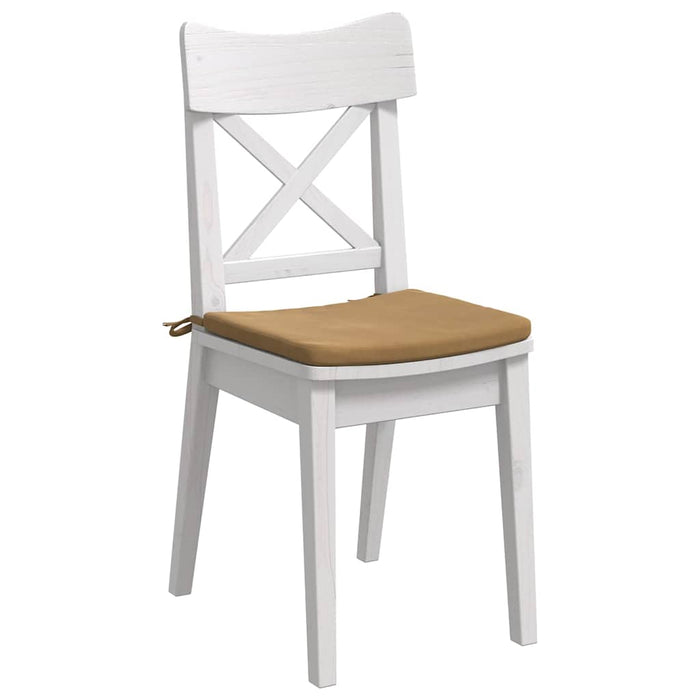 Perne de Șezut 4 pcs Maro 40 x 40 x 3 cm Catifea - WALTI WALTI