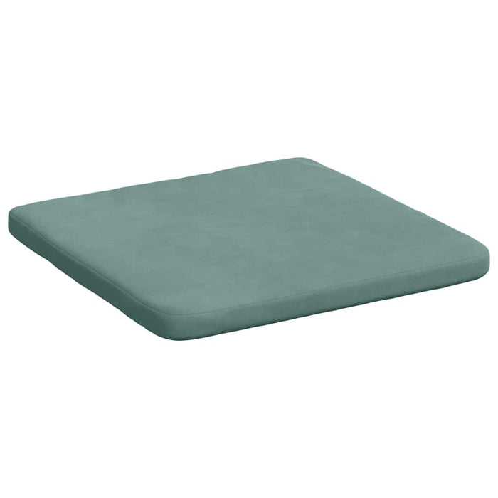 Perne de Șezut 4 pcs Verde Mării 40 x 40 x 3 cm Catifea WALTI
