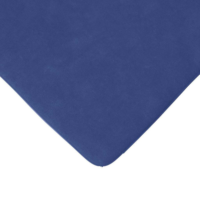 Perne de Șezut 4 pcs Albastru Poliție 40 x 40 x 3 cm Catifea - WALTI WALTI