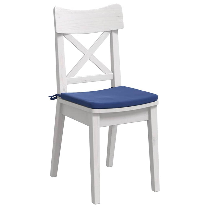 Perne de Șezut 4 pcs Albastru Poliție 40 x 40 x 3 cm Catifea - WALTI WALTI