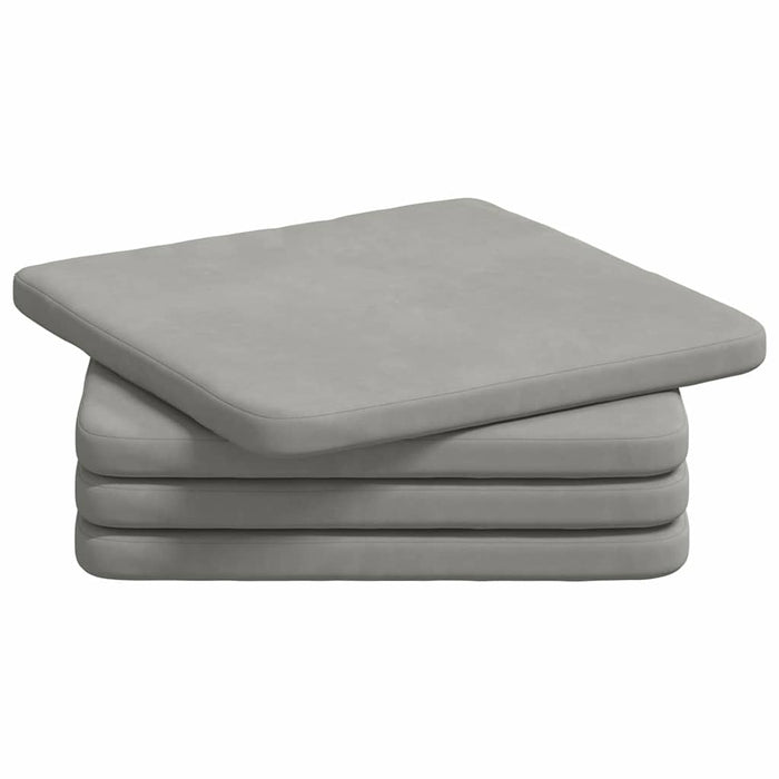 Perne de Șezut 4 pcs Gri deschis 40 x 40 x 3 cm - WALTI WALTI