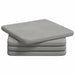 Perne de Șezut 4 pcs Gri deschis 40 x 40 x 3 cm - WALTI WALTI