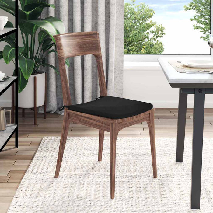 Perne de Șezut 4 pcs Negru 40 x 40 x 3 cm - WALTI WALTI