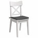 Perne de Șezut 4 pcs Gri închis 40 x 40 x 3 cm - WALTI WALTI
