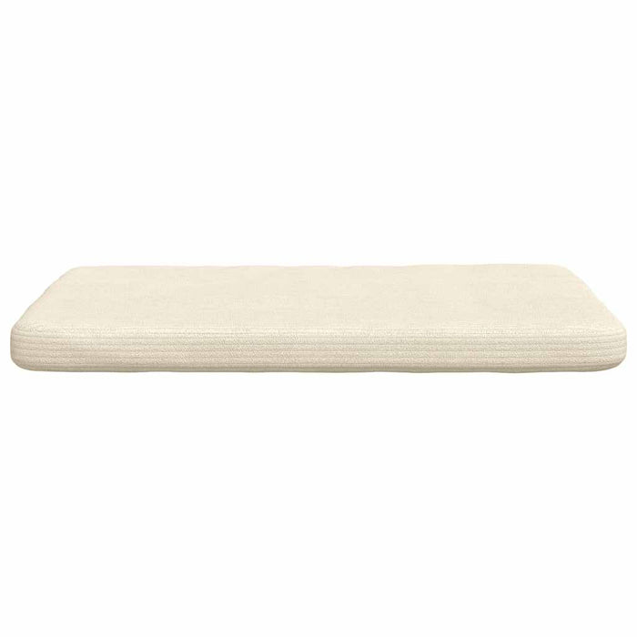 Perne de Șezut 4 pcs Crem 40 x 40 x 3 cm Țesătură din corduroy - WALTI WALTI