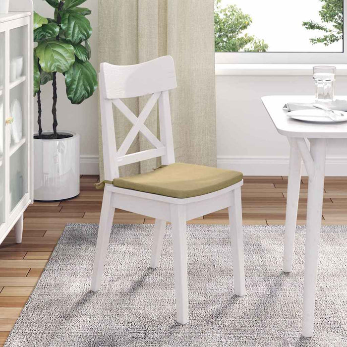 Perne de Șezut 4 pcs Gri Verde 40 x 40 x 3 cm - WALTI WALTI