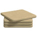 Perne de Șezut 4 pcs Gri Verde 40 x 40 x 3 cm - WALTI WALTI