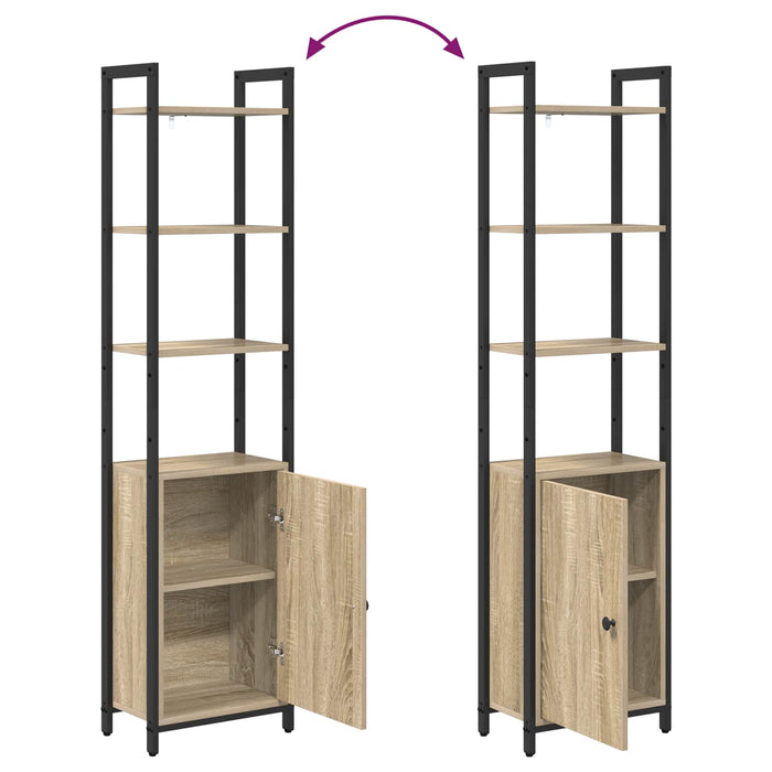 Dulap pentru cărți Stejar Sonoma 40 x 24 x 161 cm Lemn compozit - WALTI WALTI