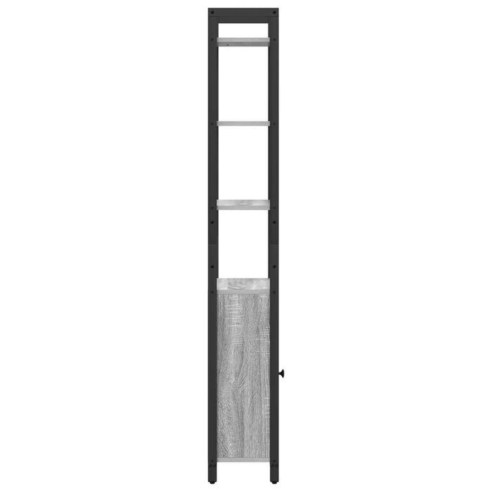 Dulap pentru cărți Gri Sonoma 40 x 24 x 161 cm Lemn compozit - WALTI WALTI