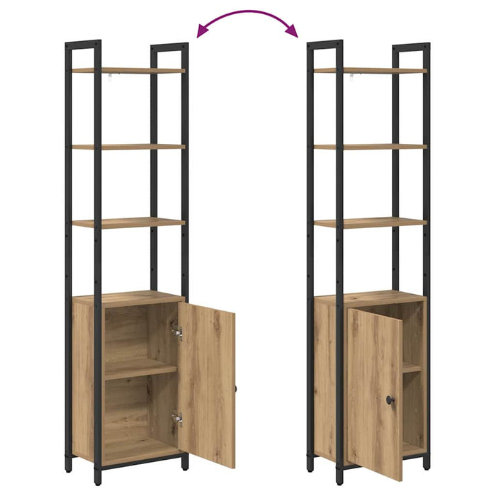 Dulap pentru cărți Stejar Artizanal 40 x 24 x 161 cm - WALTI WALTI